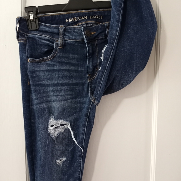 American Eagle Ripped Jeggings Women's Size 6 Short - Picture 7 of 13